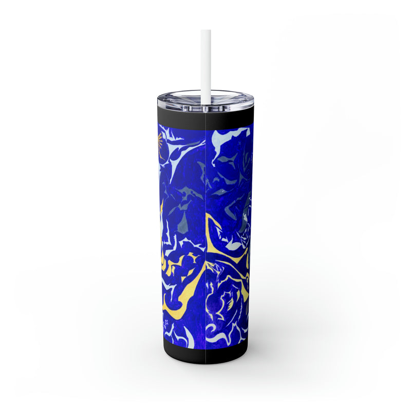 Skinny Tumbler with Straw, 20oz